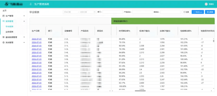 作業実績登録システム