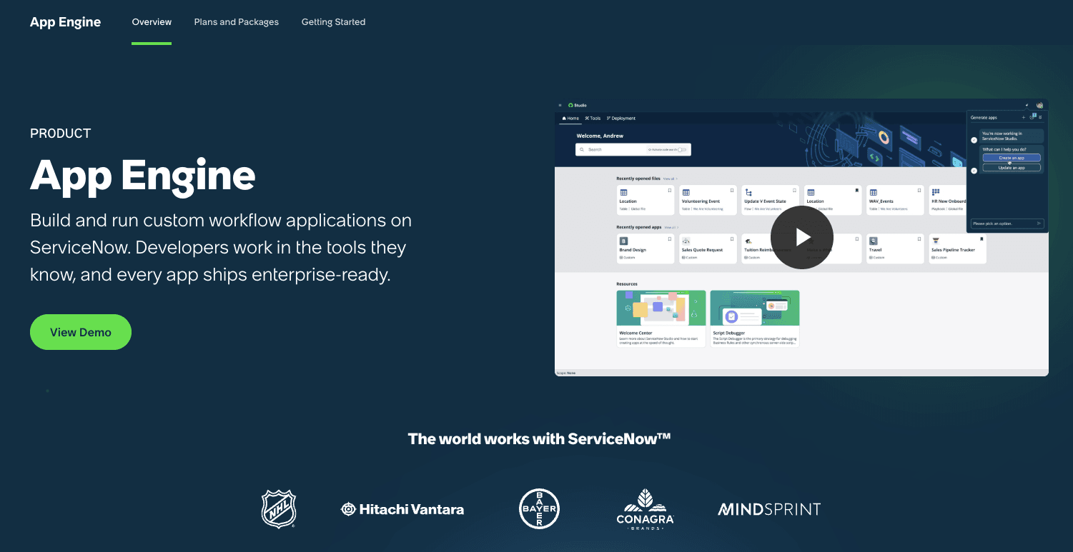 Internal Approval Application Development Case  Based on ServiceNow App Engine